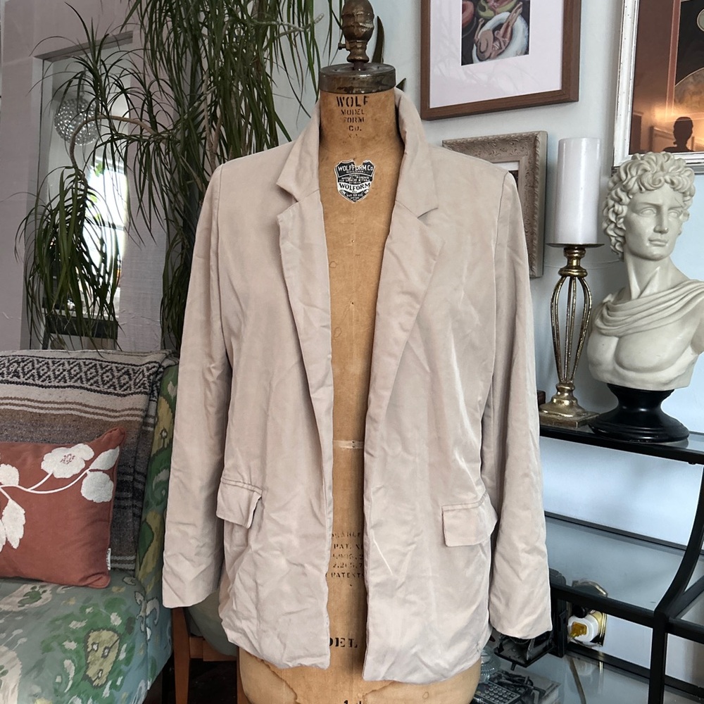 NICOLE MILLER Tan Blazer